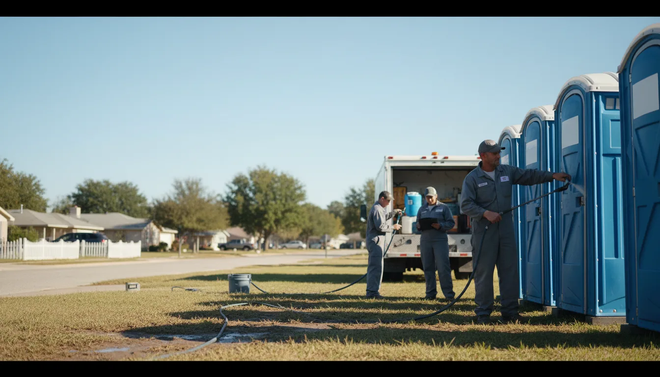 Long-Term Portable Toilet Rental in Athens, AL near me